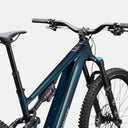 Bicicleta eléctrica de montaña Velo Store Mx Turbo Levo 4 Comp Alloy en color azul metálico con suspensión FOX.
