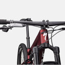 Vista frontal del manillar y cuadro de carbono color burdeos de la bicicleta Velo Store Mx Specialized Epic 8 Expert