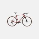 Bicicleta gravel Basso Palta II de Velo Store Mx en color rojo Candy con grupo Campagnolo Ekar y ruedas de carbono.