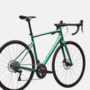 Bicicleta de ruta Specialized Allez Comp en color verde con cuadro de aluminio, horquilla de carbono y grupo Shimano 105