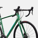 Bicicleta de ruta Specialized Allez Comp en color verde con cuadro de aluminio y horquilla de carbono en Velo Store Mx
