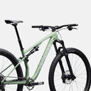 Bicicleta de montaña Specialized Chisel Base en color verde pistacho con doble suspensión y componentes SRAM NX Eagle.