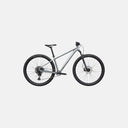 Bicicleta de montaña Specialized Rockhopper Comp gris con cuadro de aluminio, horquilla RockShox y transmisión SRAM 1x12
