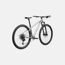 Bicicleta de montaña Specialized Rockhopper Comp gris con cuadro de aluminio, suspensión RockShox y transmisión SRAM 1x12