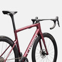Bicicleta de ruta Velo Store Mx S-Works Tarmac SL8 en color rojo con acabado texturizado y componentes de carbono