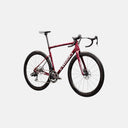 Bicicleta de ruta Velo Store Mx S-Works Tarmac SL8 en color rojo y blanco con cuadro de carbono aerodinámico.