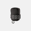 Bolsa de sillín negra Lezyne Road Caddy de Velo Store Mx con correa de velcro y cremallera resistente al agua