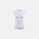 Camisa base sin mangas Velo Store Mx Ultralight SL blanca de malla técnica transpirable para ciclismo