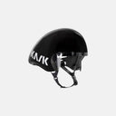 Casco de ciclismo Velo Store Mx Kask Beluga negro aerodinámico con visera magnética para triatlón y contrarreloj