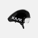 Casco aerodinámico Kask Beluga negro con visera magnética integrada, ideal para contrarreloj en Velo Store Mx.