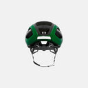 Casco de ciclismo Kask Elemento en color verde Beetle Green, vista trasera con sistema de ajuste OCTOFIT+ y detalles.