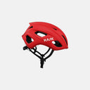 Casco de ciclismo Kask Mojito 3 en color rojo, con diseño aerodinámico y sistema de ajuste ergonómico de Velo Store Mx.