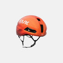 Casco de ciclismo aerodinámico KASK Nirvana en color naranja brillante, disponible en Velo Store Mx