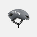 Casco de ciclismo aerodinámico Velo Store Mx Kask Utopia Y en color gris con diseño ergonómico y ventilación.