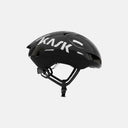 Casco de ciclismo Kask Utopia Y en color negro con diseño aerodinámico y logo de Velo Store Mx