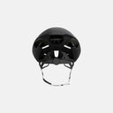 Casco de ciclismo Kask Utopia Y en color negro, vista trasera mostrando el sistema de ajuste Octo Fit y ventilación.