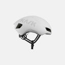 Casco de ciclismo Kask Utopia Y en color blanco con diseño aerodinámico, disponible en Velo Store Mx.
