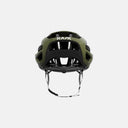 Casco de ciclismo KASK Valegro en color verde oliva, vista trasera mostrando el sistema de ventilación y ajuste.