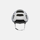 Casco de ciclismo Velo Store Mx Kask Wasabi blanco con ventilación ajustable y diseño aerodinámico visto desde atrás