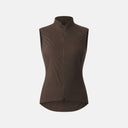 Chaleco de ciclismo para mujer Velo Store Mx Velocio Ultralight en color oliva oscuro, resistente al viento.