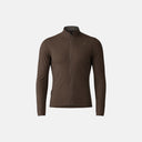 Chaqueta de ciclismo Velo Store Mx Velocio Ultralight marrón, cortavientos ligero de nylon reciclado con cremallera.