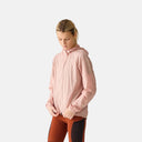 Chaqueta Velocio Ultrapack para mujer en color rosa, ultraligera, cortavientos y transpirable de Velo Store Mx.