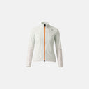 Chaqueta de ciclismo para dama Velo Store Mx Ultralight en color claro, resistente al viento y altamente empacable.