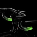 Cinta de manubrio Velo Store Mx Ciclovation Advanced Leather Touch con diseño degradado en negro y verde neón