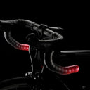 Cinta de manubrio Velo Store Mx Ciclovation Advanced Leather Touch con diseño degradado de negro a rojo y gel
