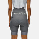 Culote de ciclismo Velo Store Mx Pas Normal Studios Mechanism gris medio con tirantes de malla y ajuste aerodinámico