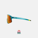 Gafas de ciclismo Velo Store Mx Koo Demos edición especial BORA-hansgrohe con lente Zeiss roja y montura azul