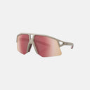 Gafas de ciclismo Velo Store Mx KOO HYPE Strade Bianche con montura beige y lentes de espejo rojo Siena