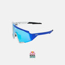 Gafas de ciclismo Velo Store Mx Koo Spectro con lente azul plateada, marco deportivo y ventilación para alto rendimiento