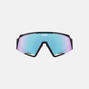 Gafas de ciclismo Velo Store Mx Koo Spectro con lente de espejo roja y negra y marco de policarbonato Zeiss