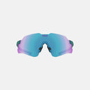Gafas de sol deportivas Velo Store Mx Koo Nebula sin montura en color turquesa mate con lentes de espejo