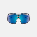 Gafas deportivas Scicon Aerowatt de Velo Store Mx con lente azul espejada, montura negra y ventilación SpaceVent