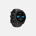 Smartwatch Velo Store Mx Garmin Fénix 8 de 47mm en color negro con pantalla AMOLED y correa de silicona deportiva.