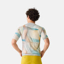 Jersey de ciclismo Velo Store Mx Velocio ONE Artist GEO con estampado geométrico artístico y bolsillos traseros