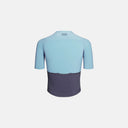 Jersey de ciclismo Velo Store Mx Pas Normal Studios Mechanism Pro azul claro y gris con diseño aerodinámico