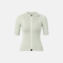 Jersey de ciclismo para dama Velo Store Mx Ultralight Mesh en color verde claro, malla transpirable y ajuste ergonómico