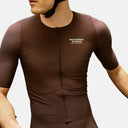 Jersey de ciclismo Velo Store Mx Pas Normal Studios Mechanism Pro marrón de ajuste aerodinámico y tejido ultraligero