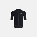Jersey de ciclismo negro Pas Normal Studios Essential con cremallera frontal y ajuste relajado de Velo Store Mx