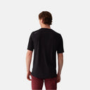 Jersey de ciclismo Velo Store Mx Velocio Delta Trail negro para hombre, vista trasera con ajuste relajado.