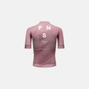 Jersey de ciclismo para dama Velo Store Mx Mechanism en color rosa con logo PNS y diseño microperforado en la espalda