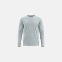 Jersey de ciclismo Velo Store Mx Ultralight de manga larga en color gris claro, tejido técnico transpirable y ligero.