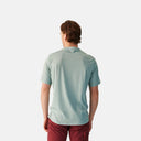 Jersey Velocio Ultralight de Velo Store Mx en color verde menta, vista trasera con ajuste casual y tejido técnico.