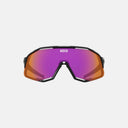 Gafas deportivas Velo Store Mx Koo Demos con lente fotocromática Zeiss de visión panorámica y montura negra ergonómica