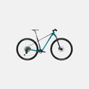 Bicicleta de montaña Velo Store Mx Lee Cougan Rampage 428 de carbono en color turquesa con transmisión Shimano Deore