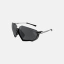 Lentes para ciclismo Velo Store Mx Scicon Aerojet Titanium con montura negra, varillas de titanio y lente esférica.