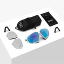 Lentes de ciclismo Velo Store Mx Scicon Aerojet Titanium con lentes intercambiables, estuche y accesorios incluidos.